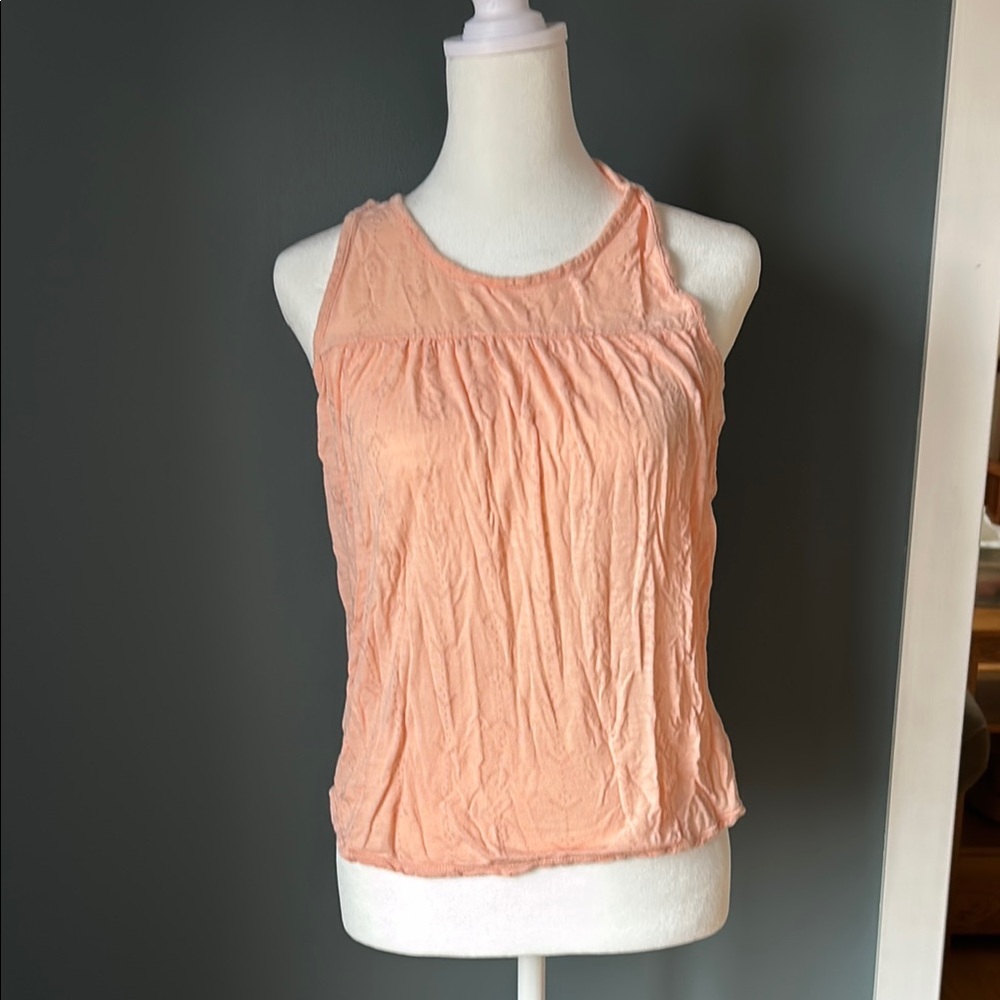 Peach Sleeveless Top